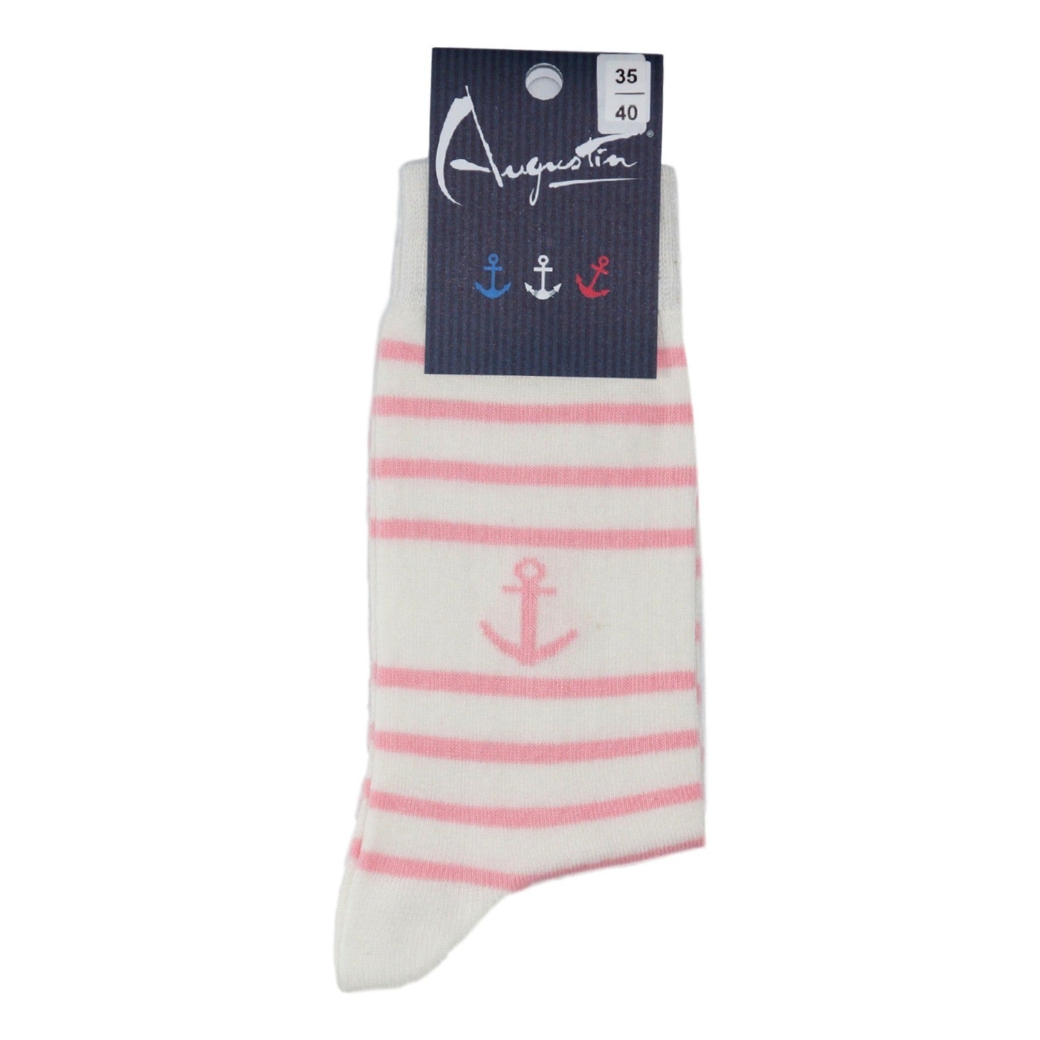 Chaussette Ancre rayure – Boutique Augustin (vue 6)