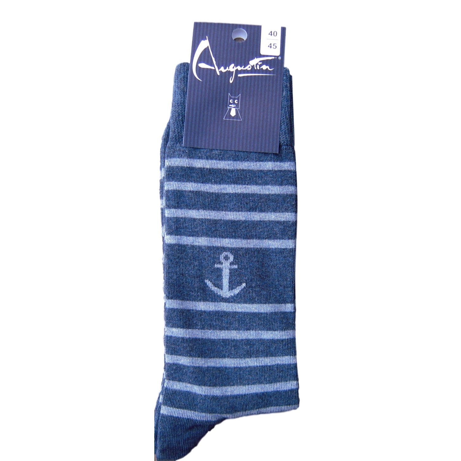 Chaussette Ancre rayure – Boutique Augustin (vue 9)