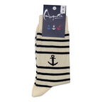 Chaussette Ancre rayure – Boutique Augustin