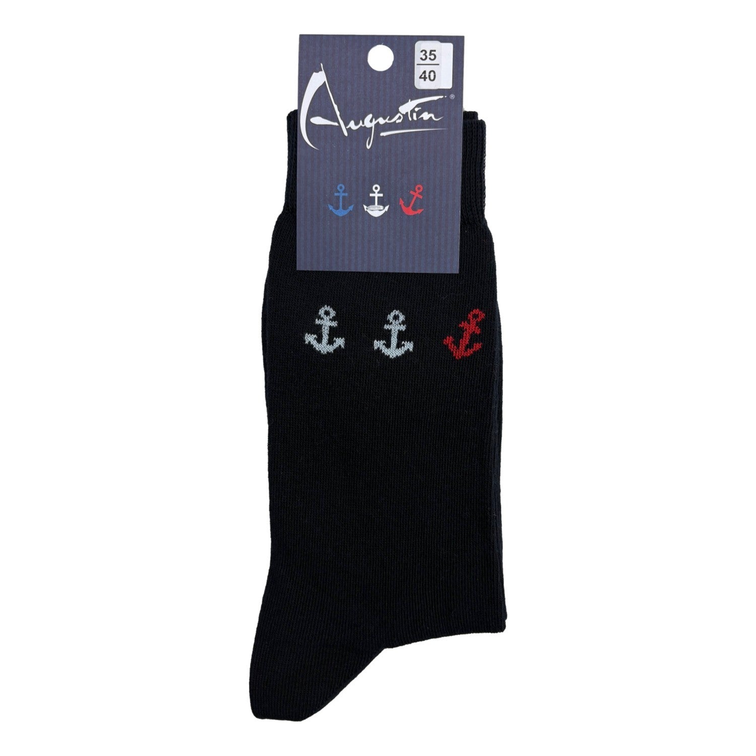 Chaussettes 3 ancres – Boutique Augustin (vue 2)