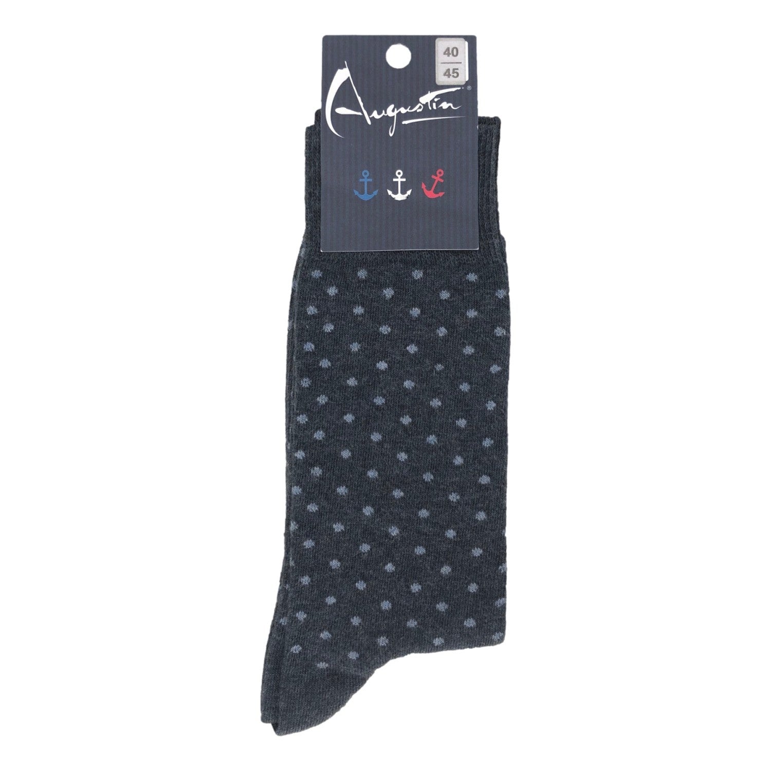 Chaussettes à pois pour homme – Boutique Augustin (vue 2)