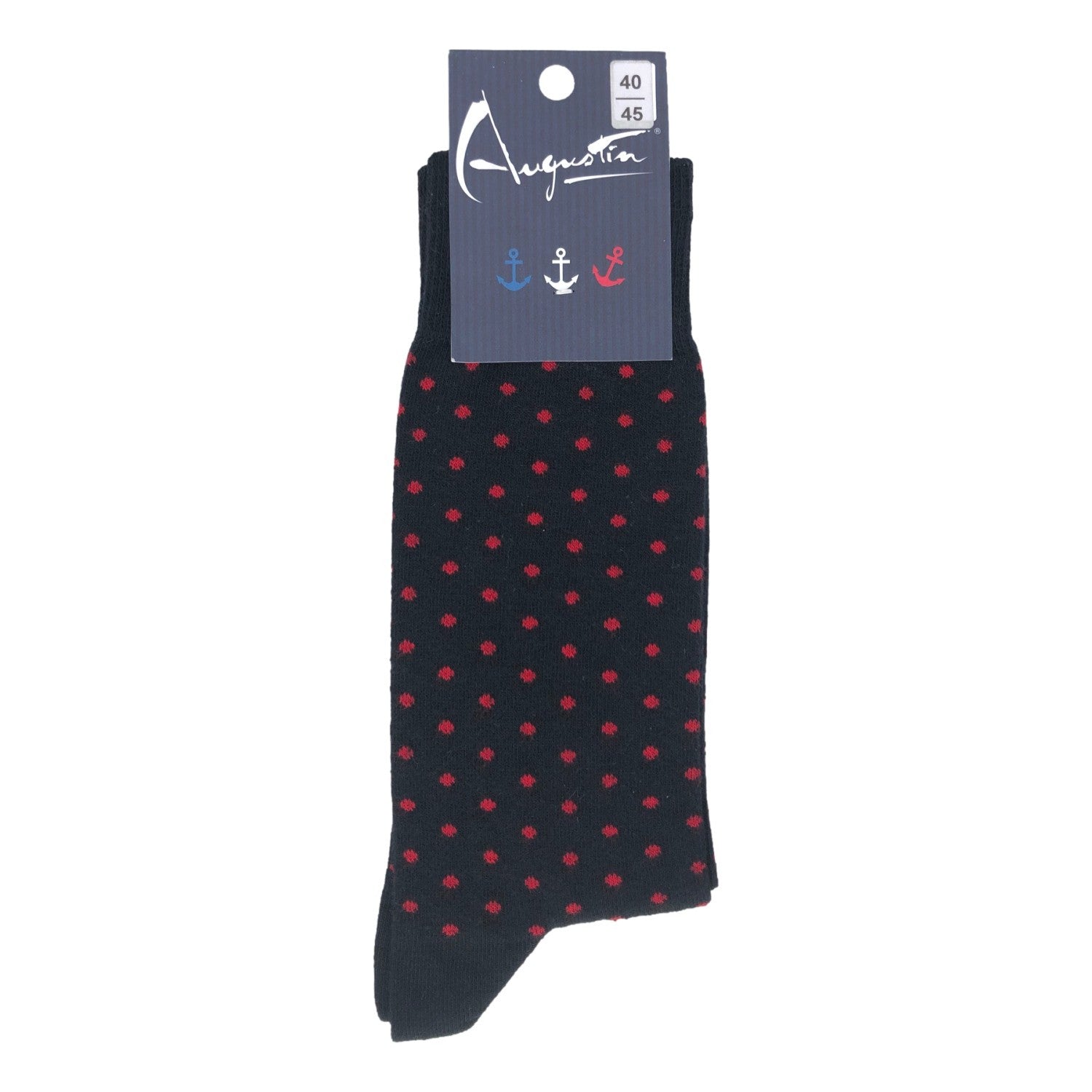 Chaussettes à pois pour homme – Boutique Augustin (vue 3)
