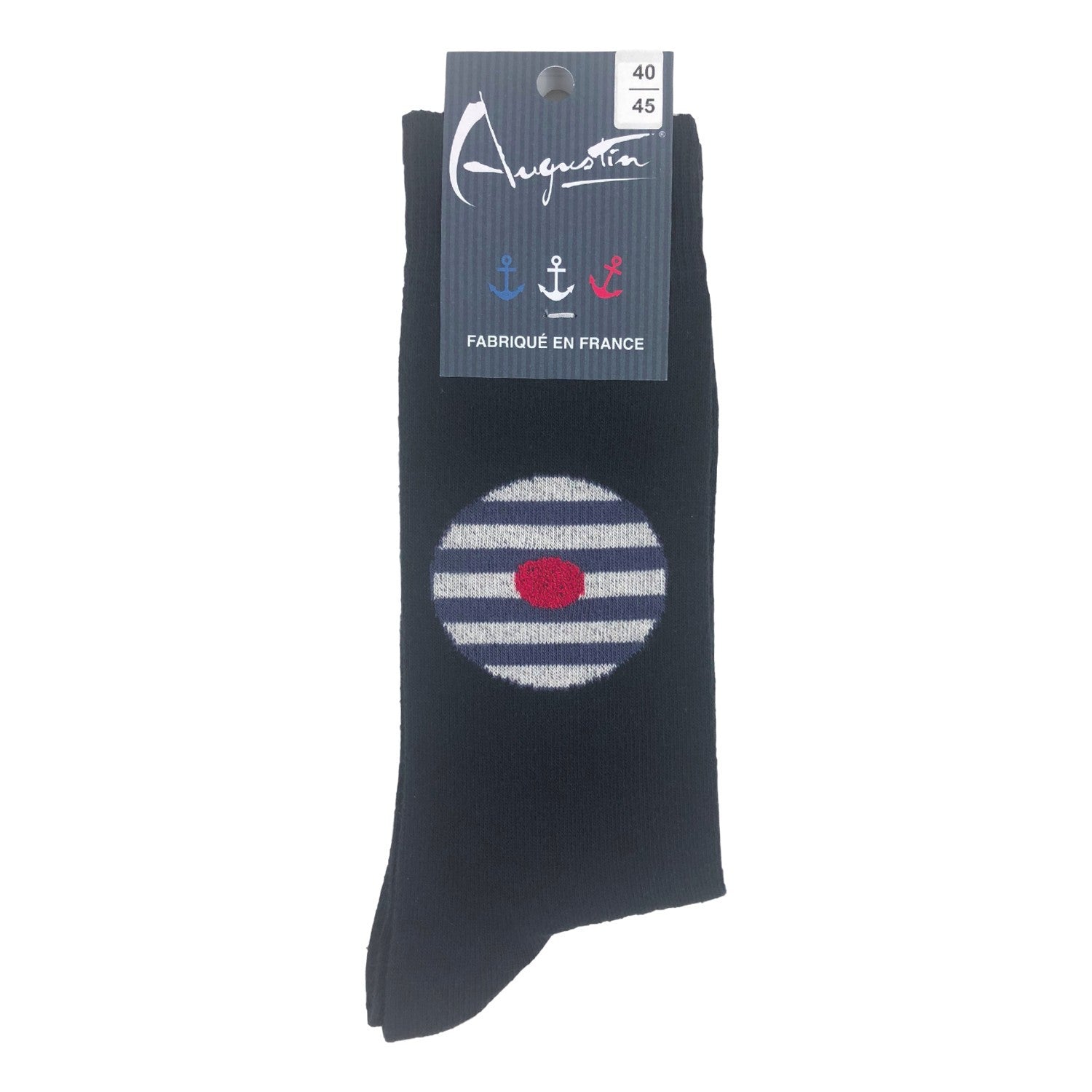 Chaussettes Bachi (Béret pompon rouge) – Boutique Augustin (vue 2)