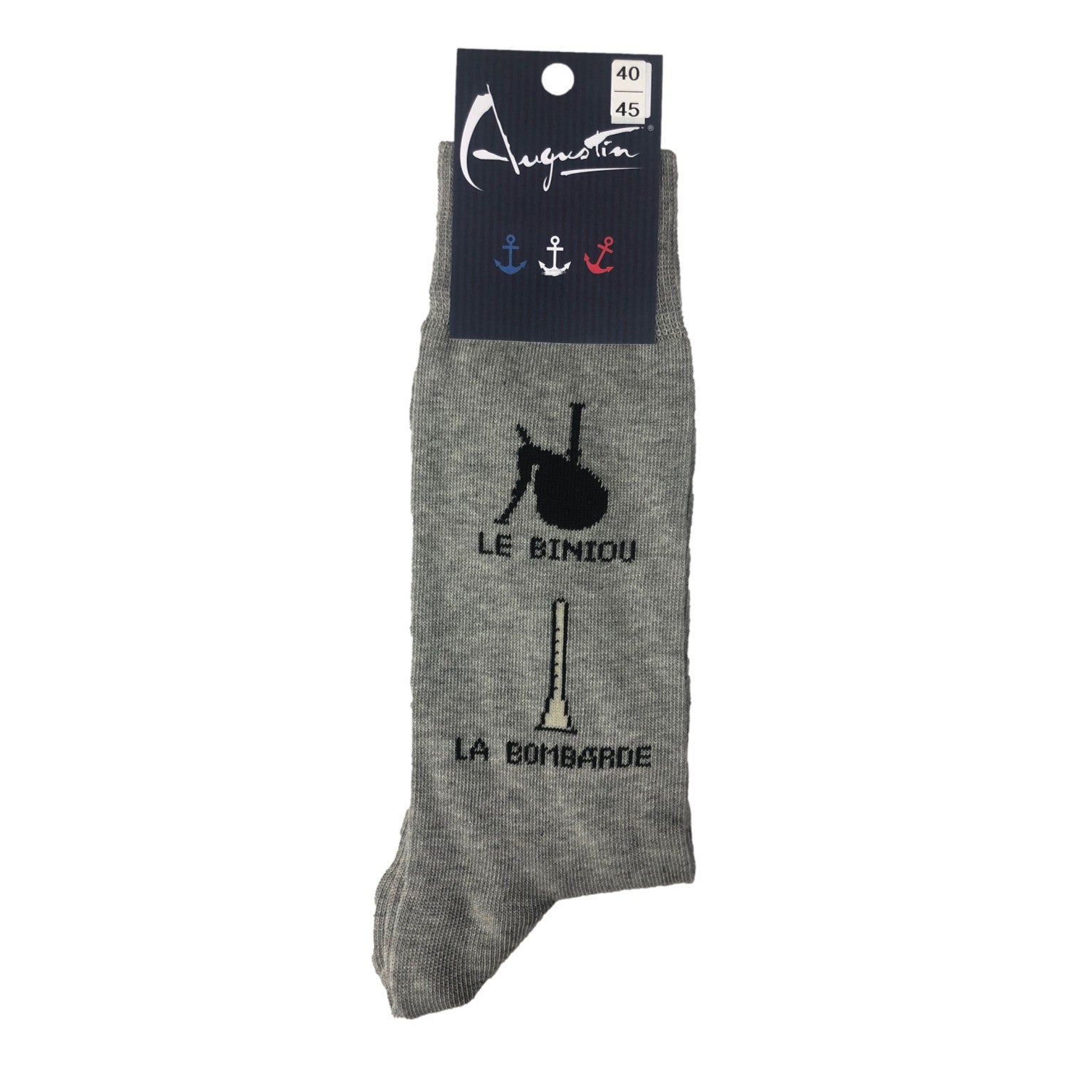 Chaussettes biniou & bombarde – Boutique Augustin (vue 2)
