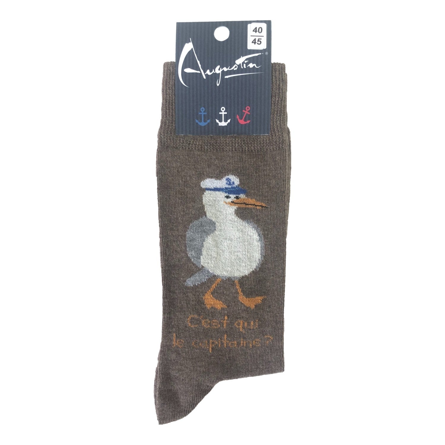 Chaussettes c'est qui le Capitaine – Boutique Augustin (vue 2)