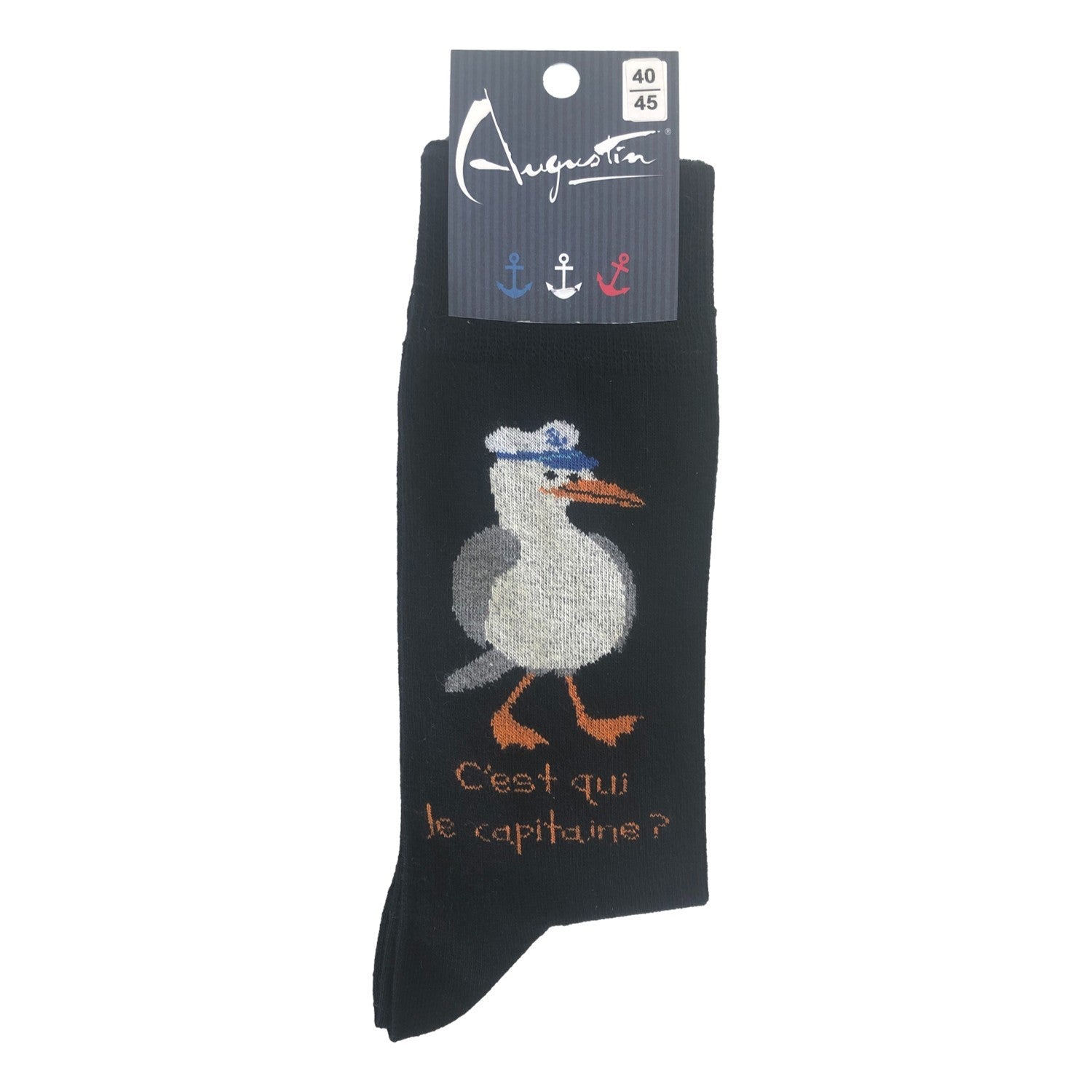Chaussettes c'est qui le Capitaine – Boutique Augustin (vue 3)