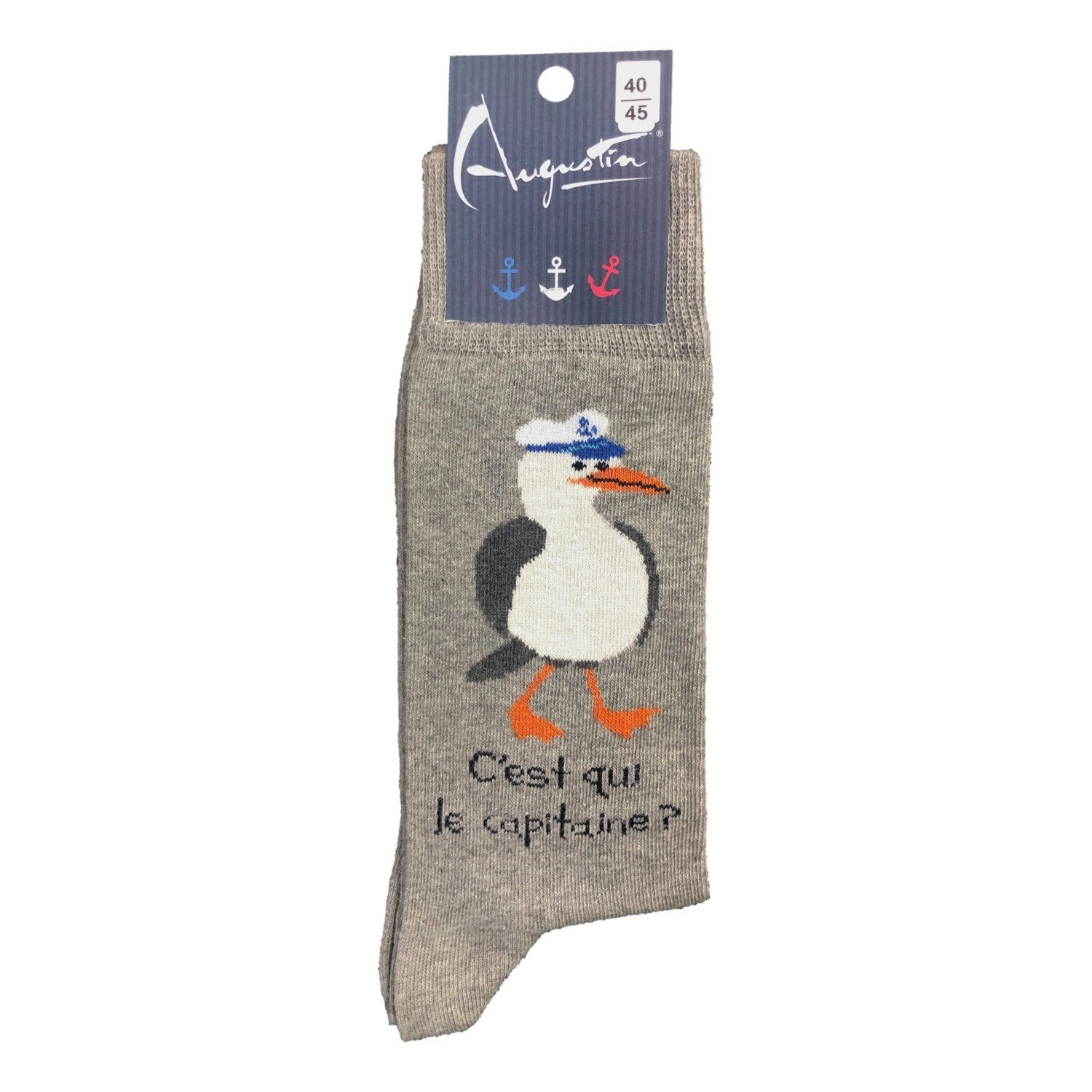 Chaussettes c'est qui le Capitaine – Boutique Augustin