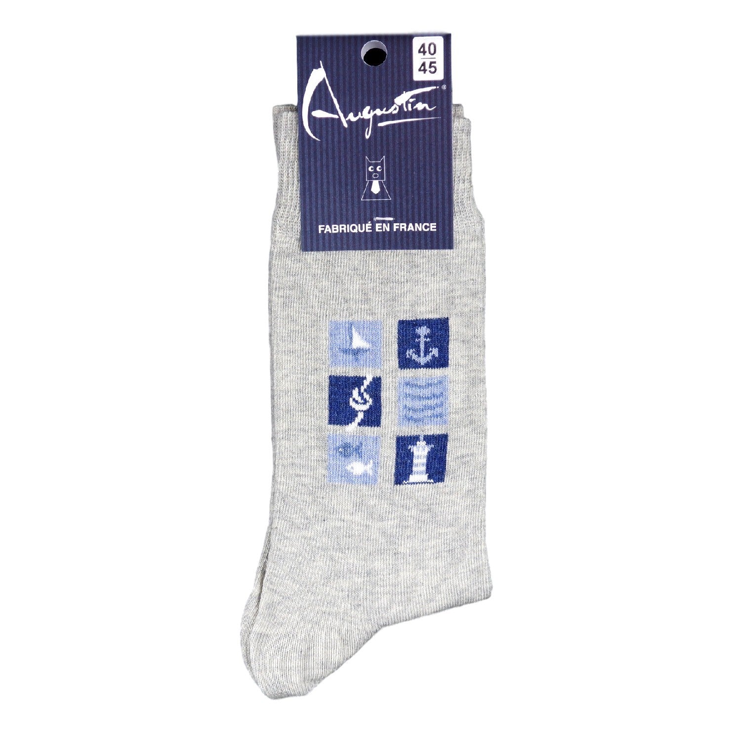 Chaussettes carreaux – Boutique Augustin (vue 2)