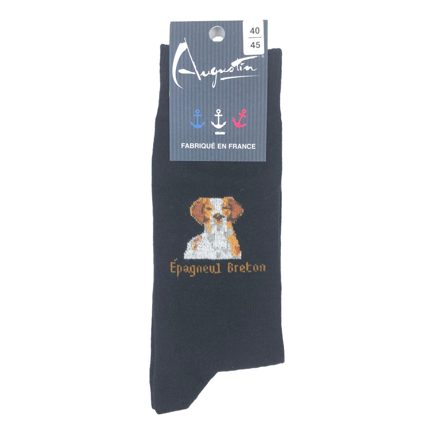 Chaussettes Chien Epagneul Breton – Boutique Augustin (vue 2)