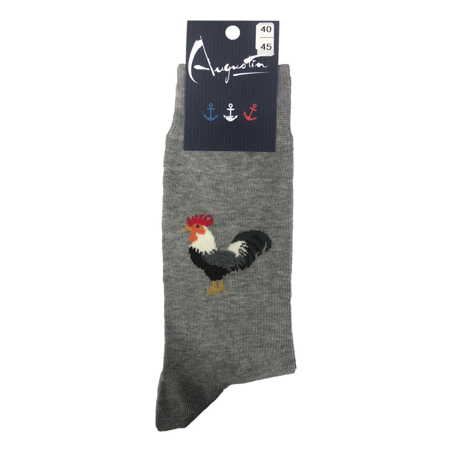 Chaussettes Coq Cocorico (nouveau modèle) – Boutique Augustin