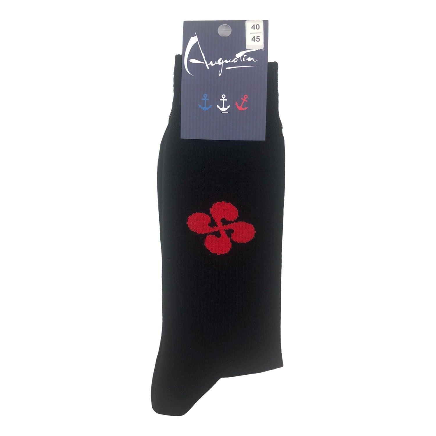 Chaussettes Croix Basque – Boutique Augustin (vue 2)