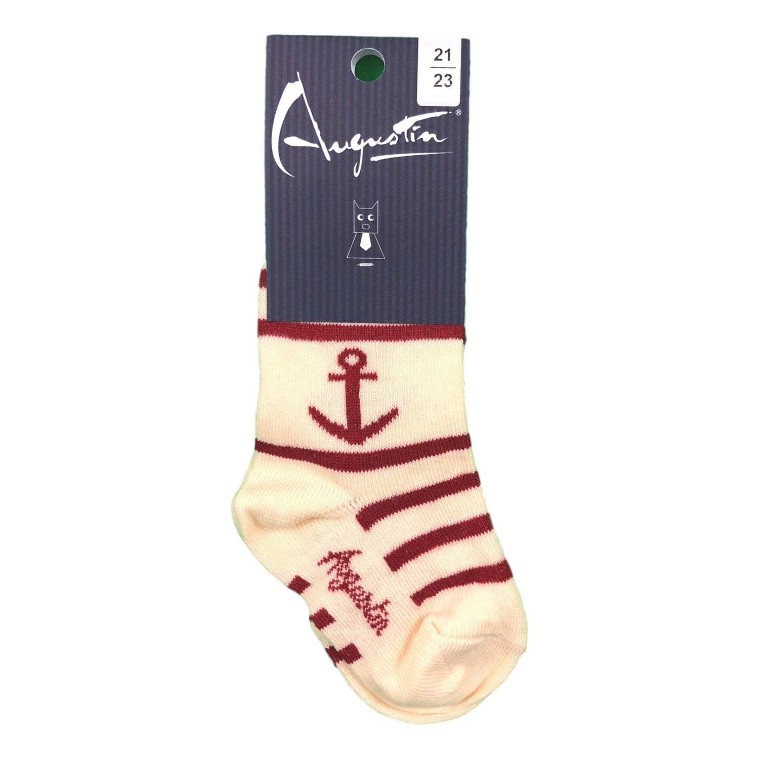Chaussettes Enfant Ancre Rayée – Boutique Augustin (vue 3)