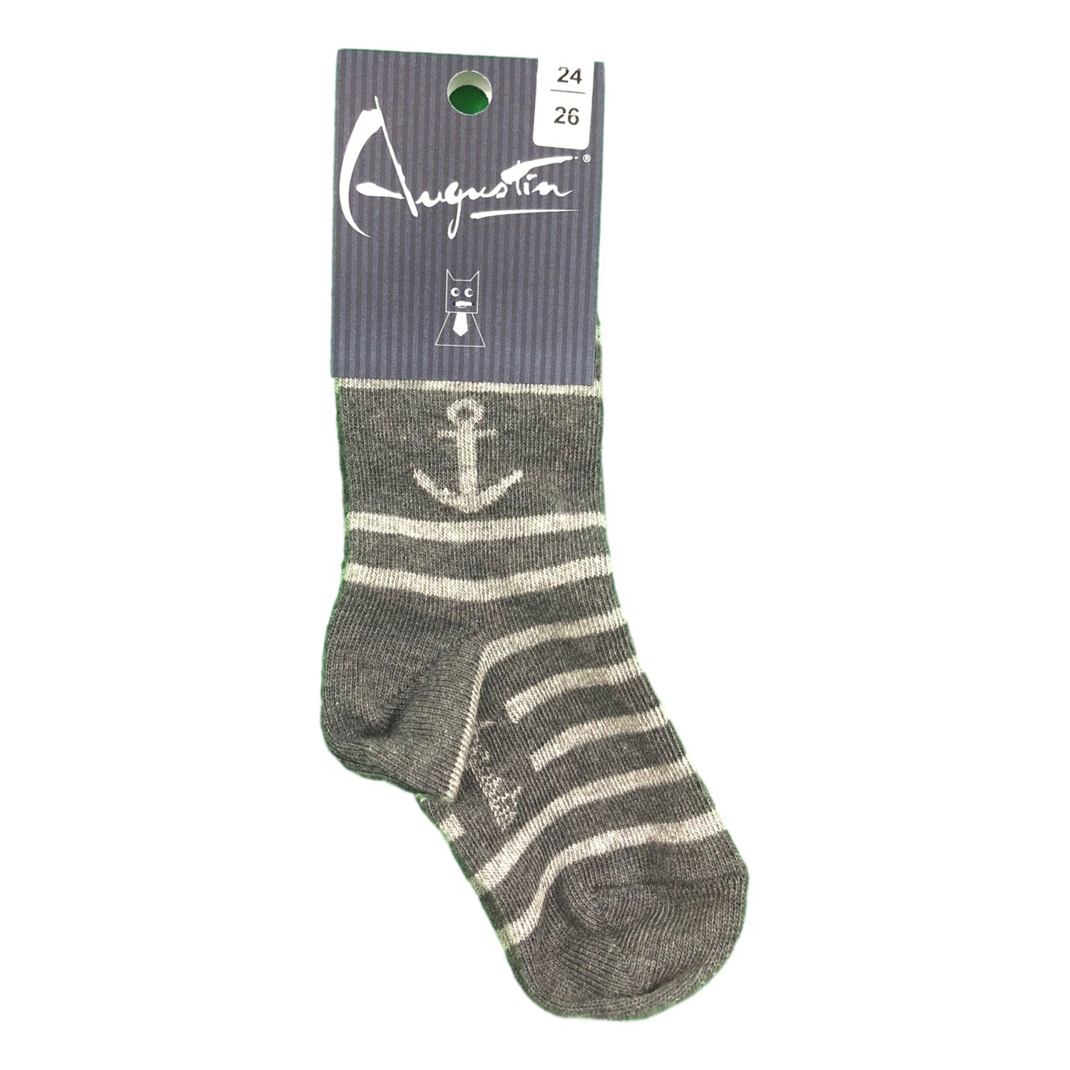 Chaussettes Enfant Ancre Rayée – Boutique Augustin (vue 6)