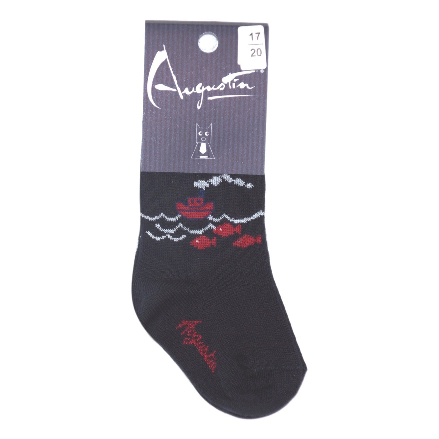 Chaussettes Enfant Bateau Poissons – Boutique Augustin (vue 2)