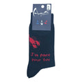 Chaussettes homard J'en pince pour toi – Boutique Augustin