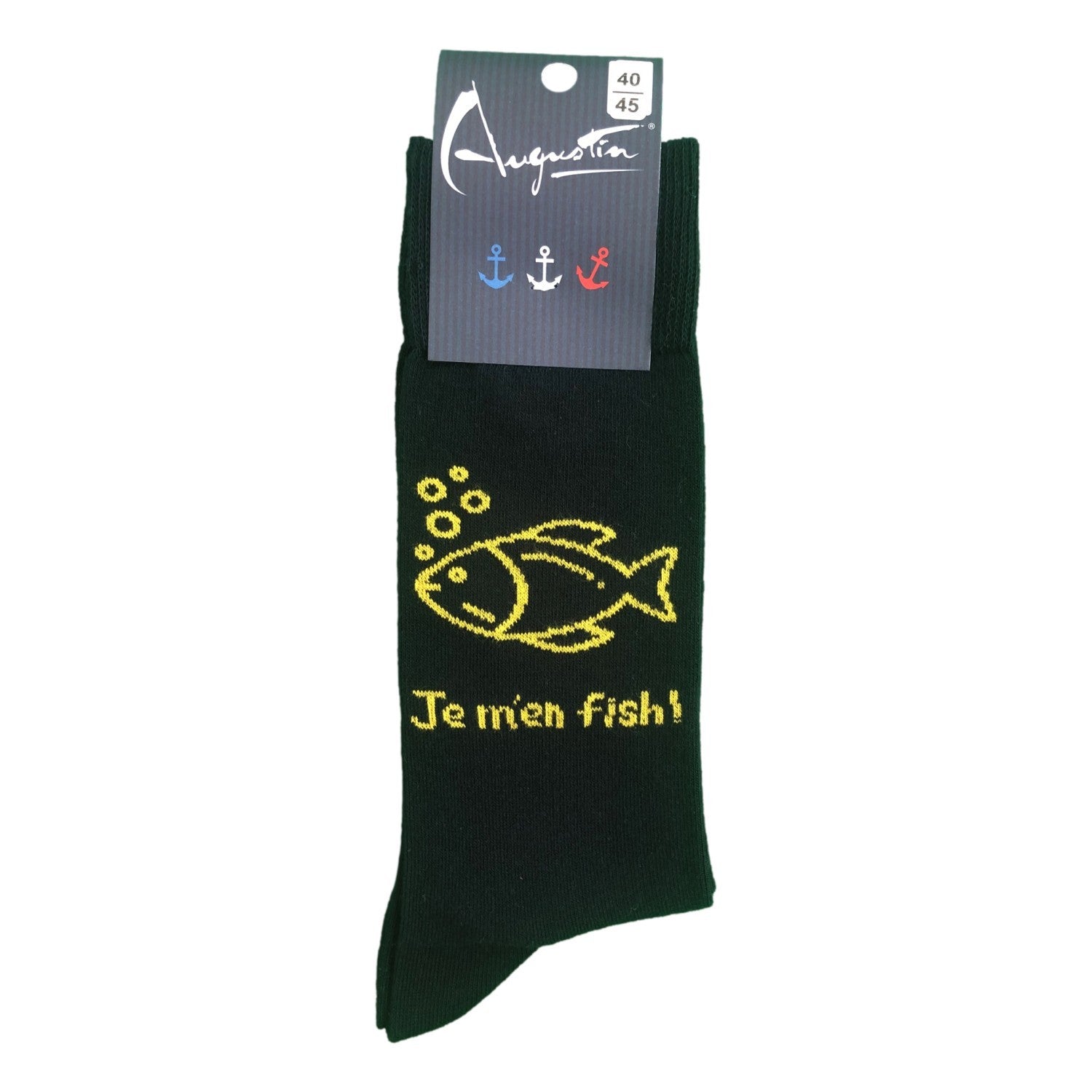 Chaussettes Je m'en fish – Boutique Augustin (vue 2)