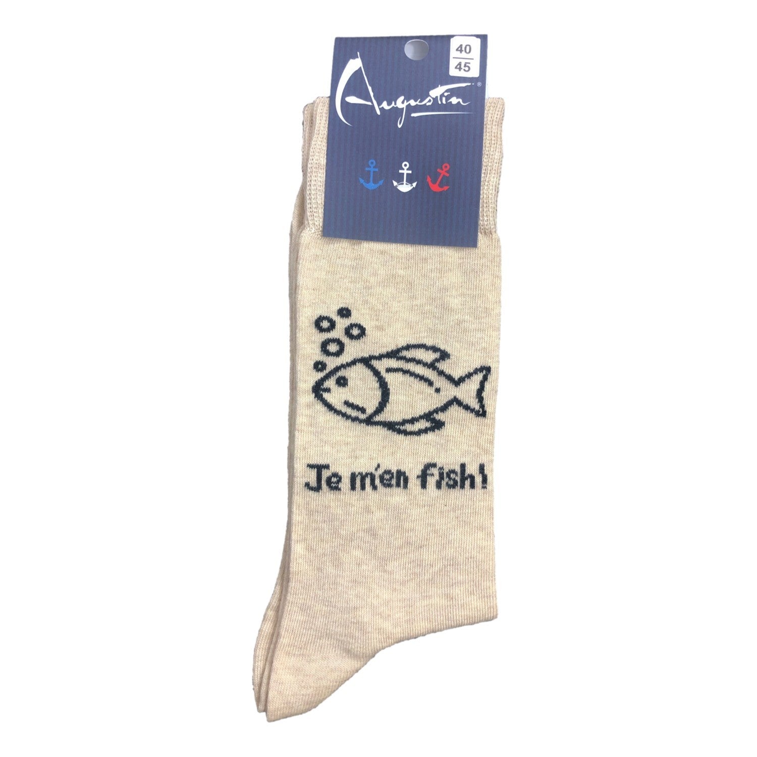 Chaussettes Je m'en fish – Boutique Augustin