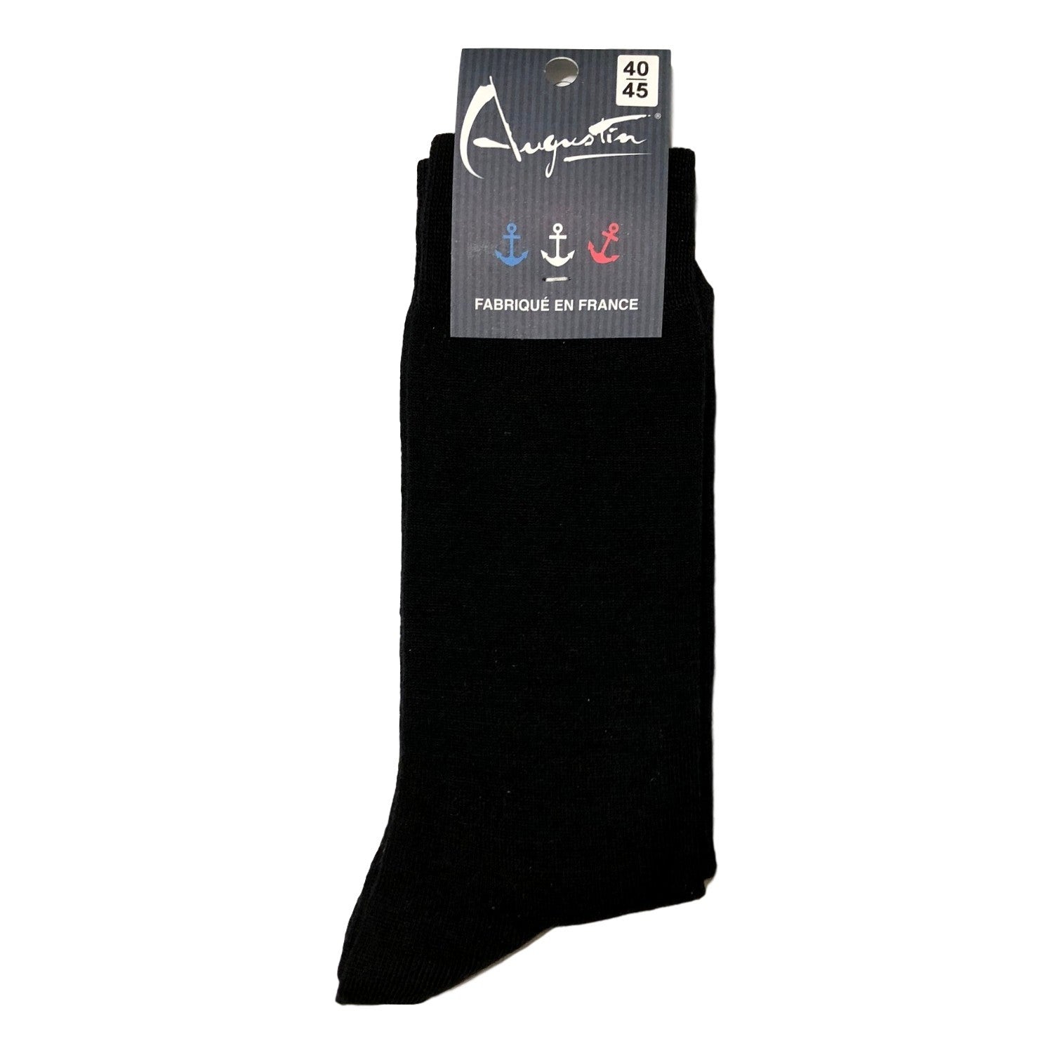 Chaussettes Laine Unies Noires – Boutique Augustin