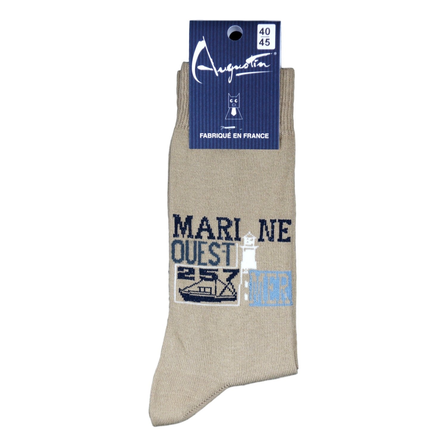 Chaussettes Marine Ouest – Boutique Augustin
