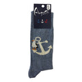 Chaussettes mouette posée sur une ancre – Boutique Augustin