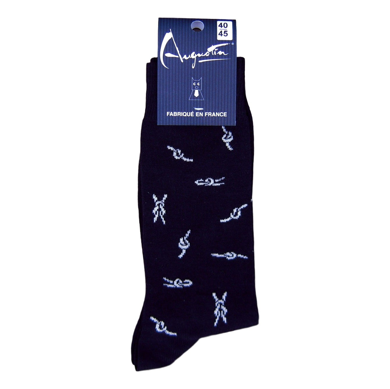 Chaussettes noeuds all over – Boutique Augustin (vue 2)