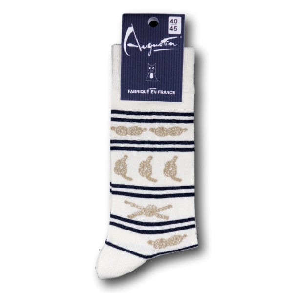 Chaussettes noeuds rayés – Boutique Augustin (vue 2)