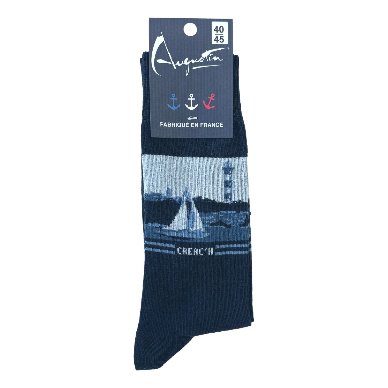 Chaussettes Phare Créac'h (Vu de la mer) – Boutique Augustin