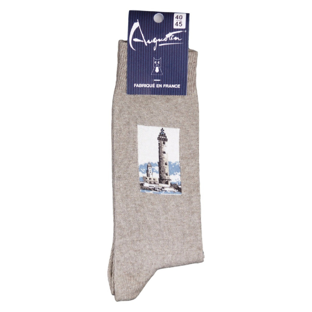 Chaussettes Phare de l'Ile Vierge – Boutique Augustin (vue 2)