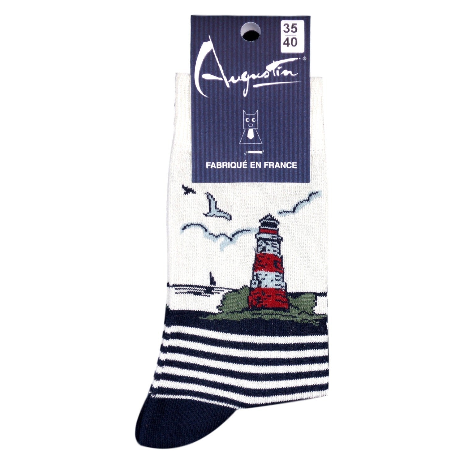 Chaussettes Phare Rayé – Boutique Augustin