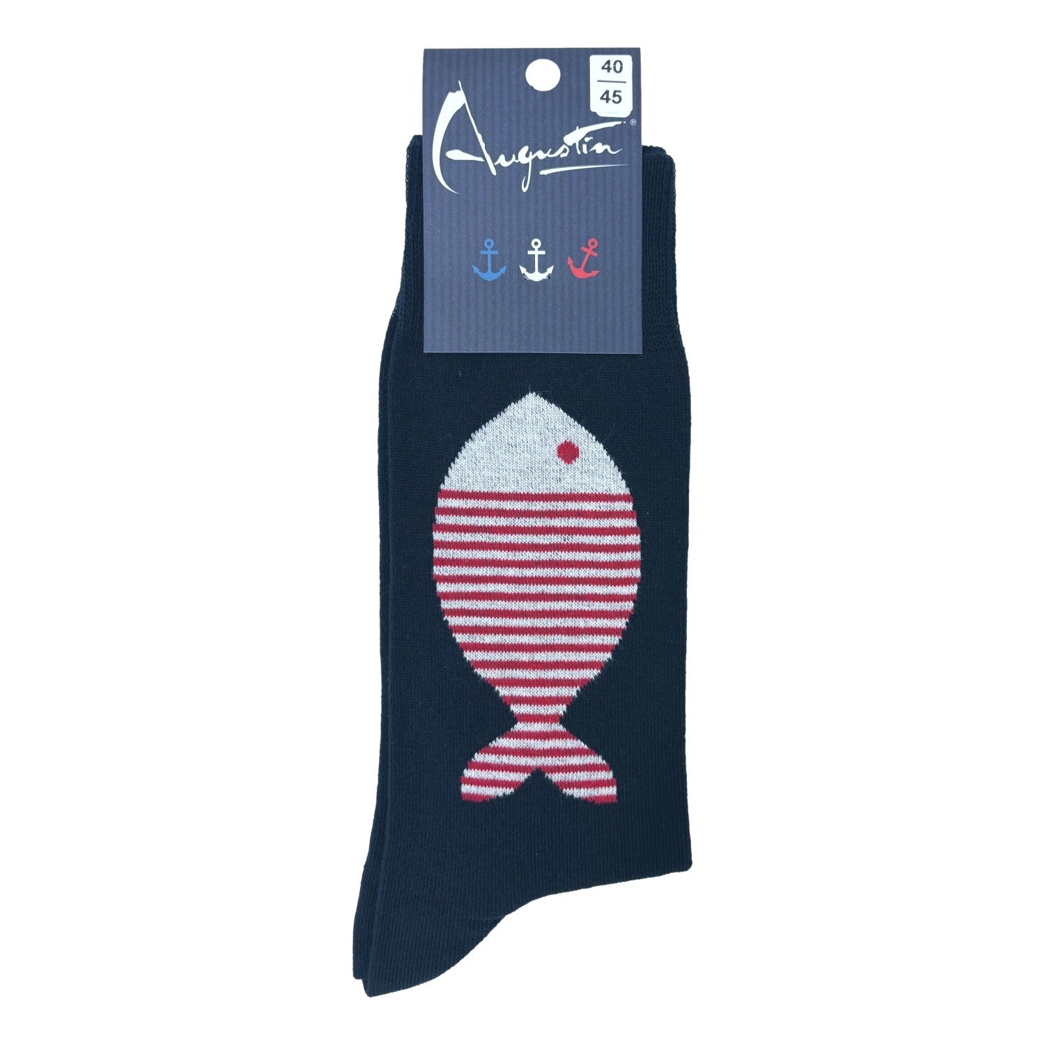 Chaussettes Poisson rayé – Boutique Augustin