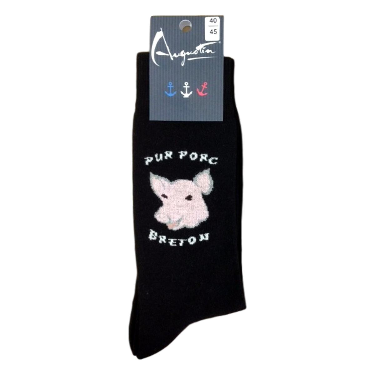 Chaussettes pur porc breton – Boutique Augustin (vue 2)