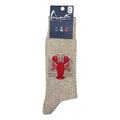 Chaussettes rayées motif homard – Boutique Augustin (vue 2)