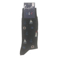 Chaussettes Skipper motif voilier phare ancre et barre – Boutique Augustin (vue 3)