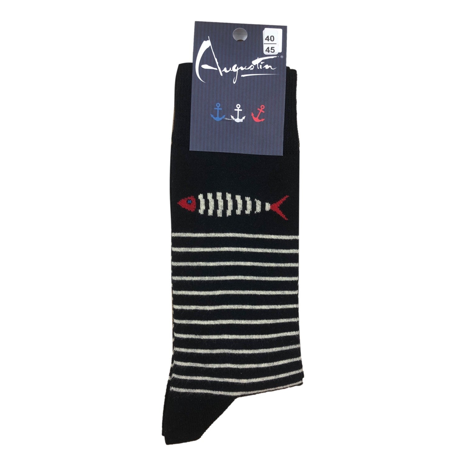 Chaussettes Thon rayé – Boutique Augustin (vue 2)