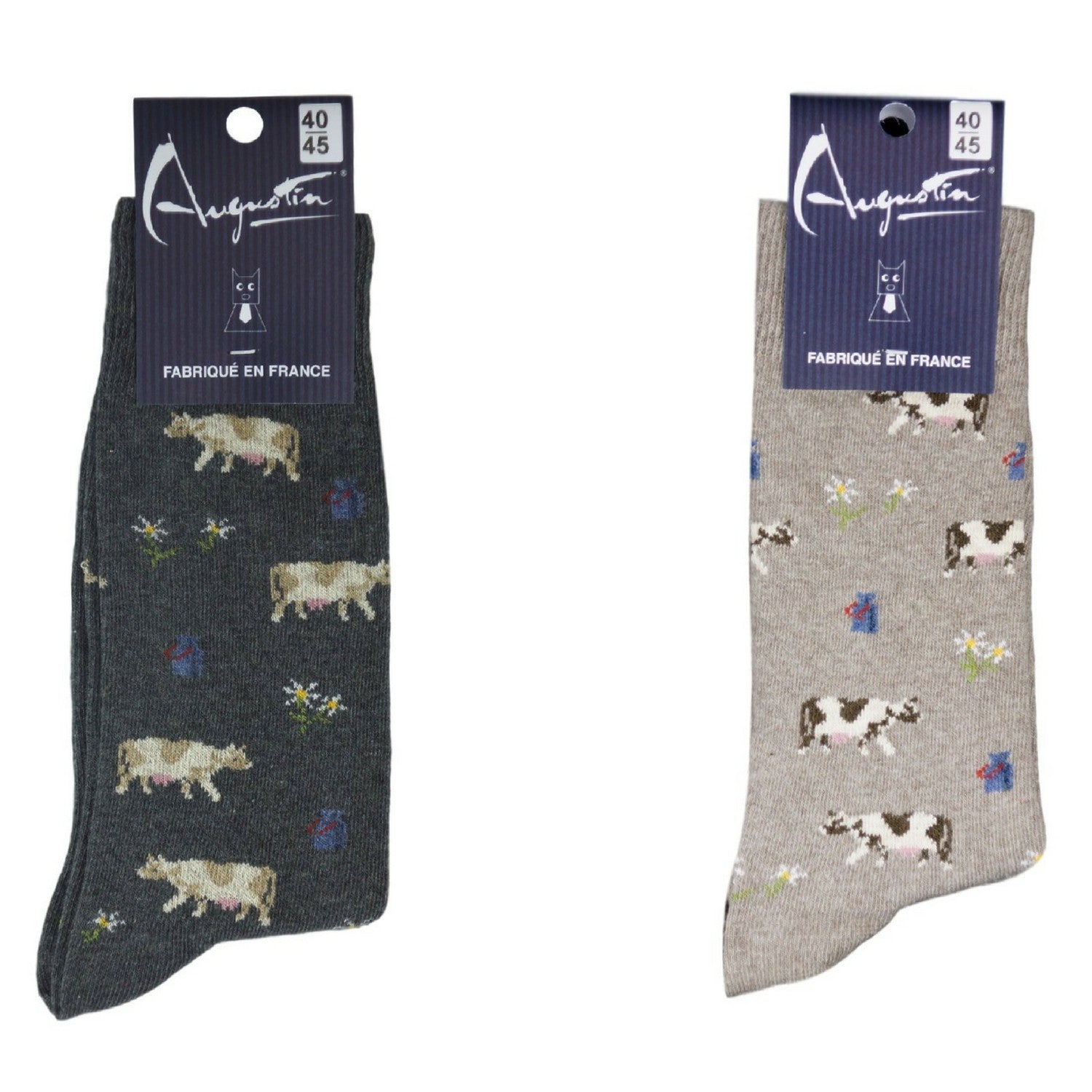 Chaussettes Vache Normande – Boutique Augustin (vue 3)