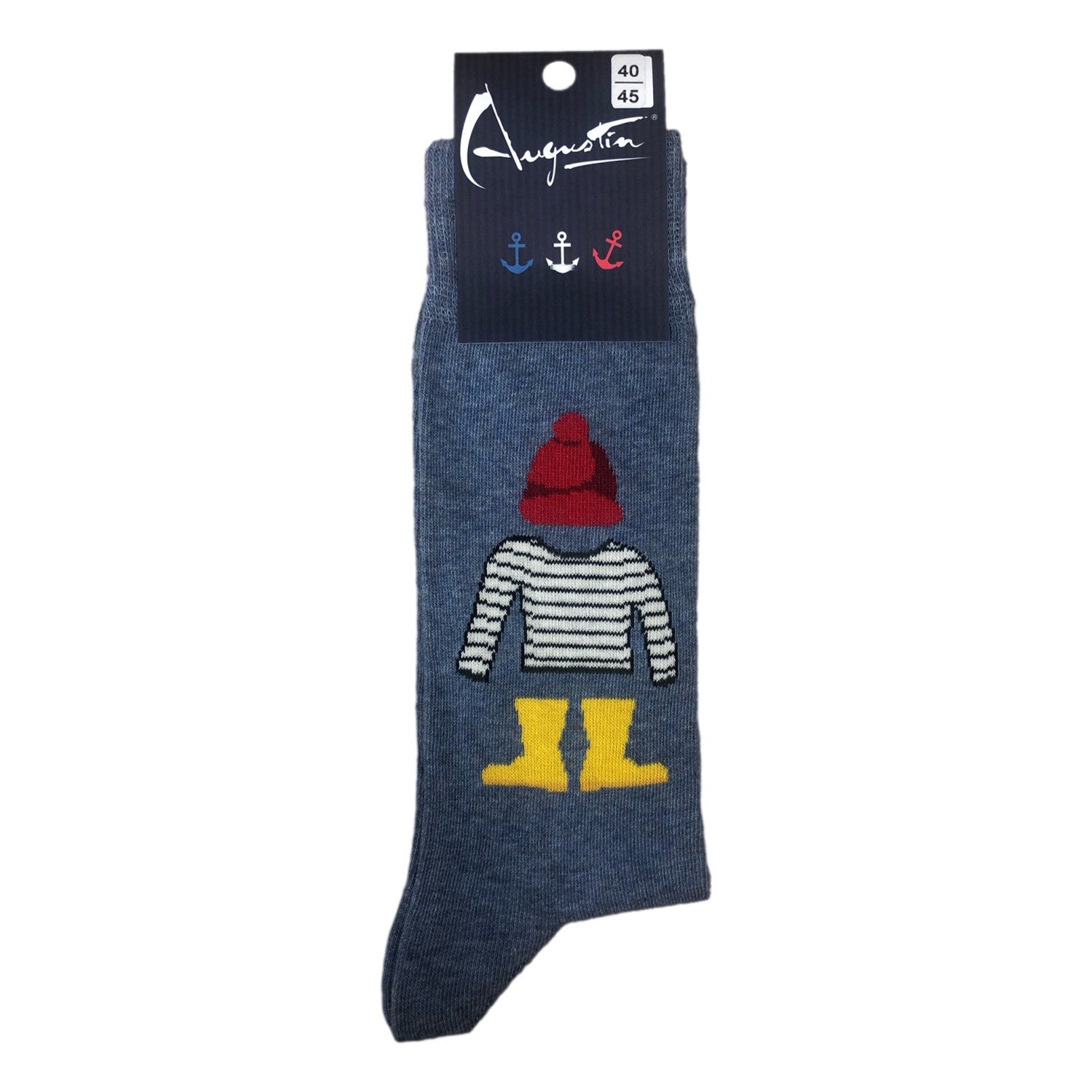Chaussettes vêtement marin – Boutique Augustin (vue 2)