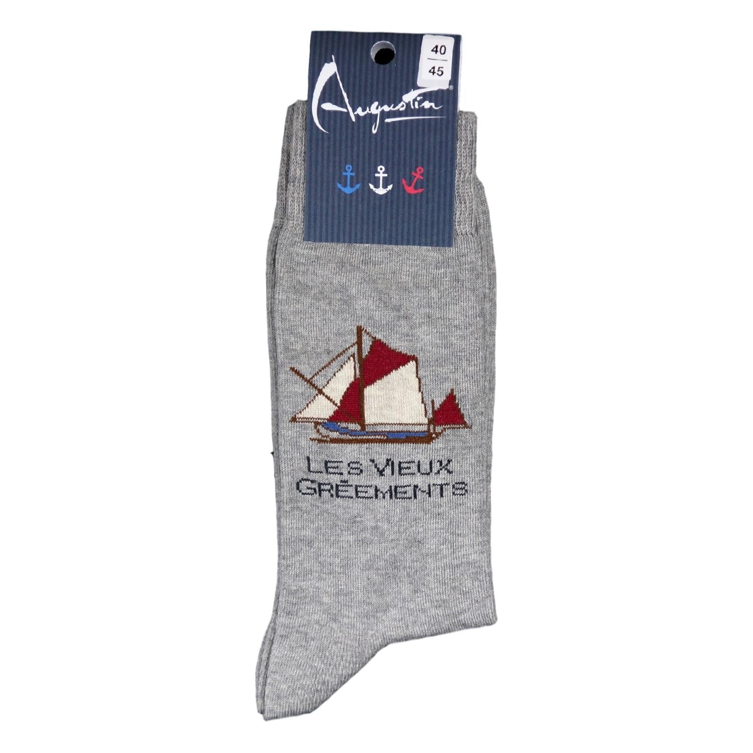 Chaussettes Vieux Gréements – Boutique Augustin (vue 3)