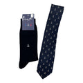 Coffret cravate & chaussettes Ancre marine – Boutique Augustin