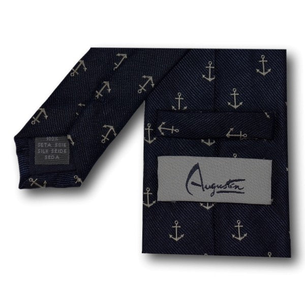 Cravate Ancre – Boutique Augustin (vue 2)