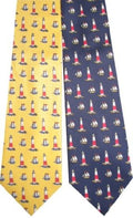 Cravate Phare et Voilier – Boutique Augustin