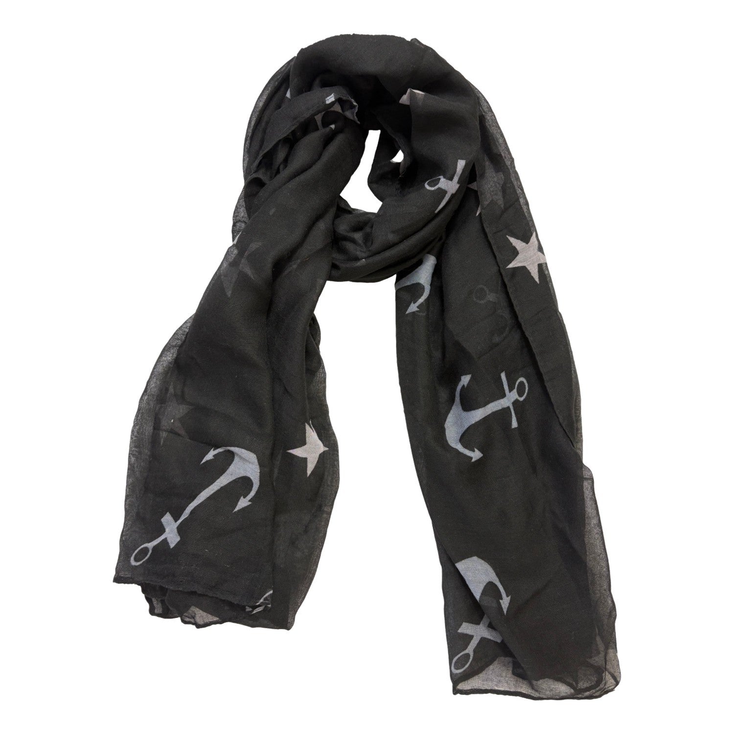 Echarpe Ancres & Etoiles – Boutique Augustin (vue 6)