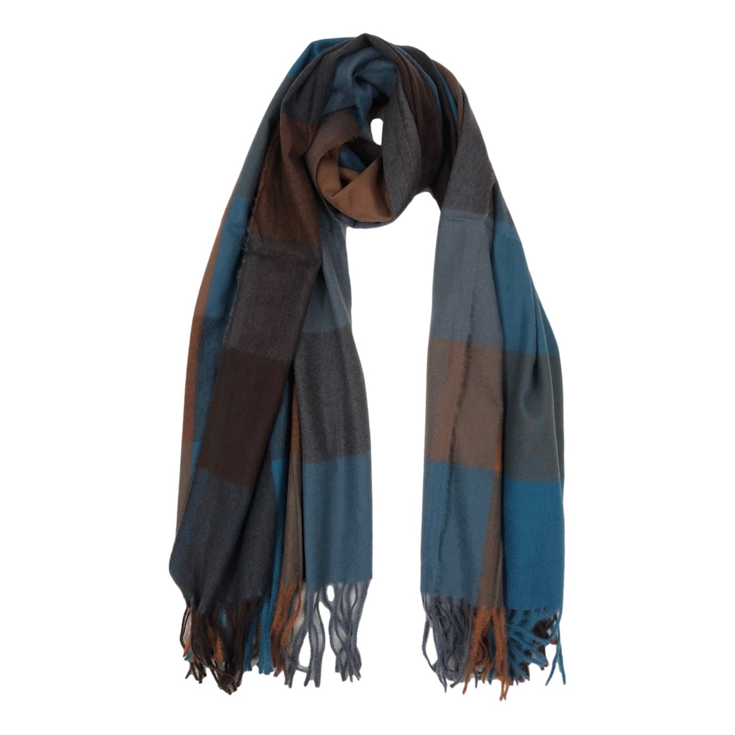 Echarpe carreaux couleur – Boutique Augustin (vue 4)