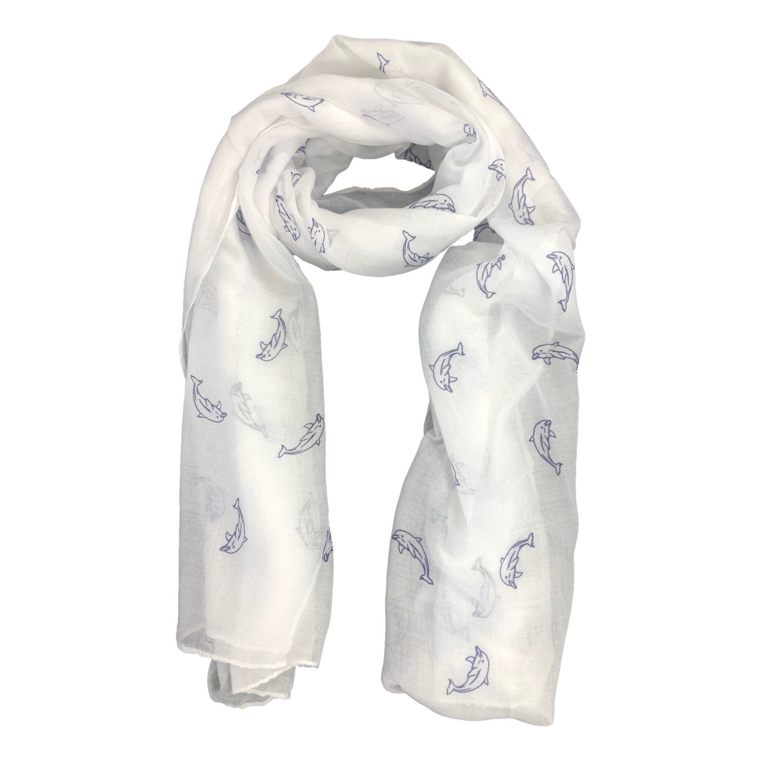 Echarpe Dauphins – Boutique Augustin (vue 2)