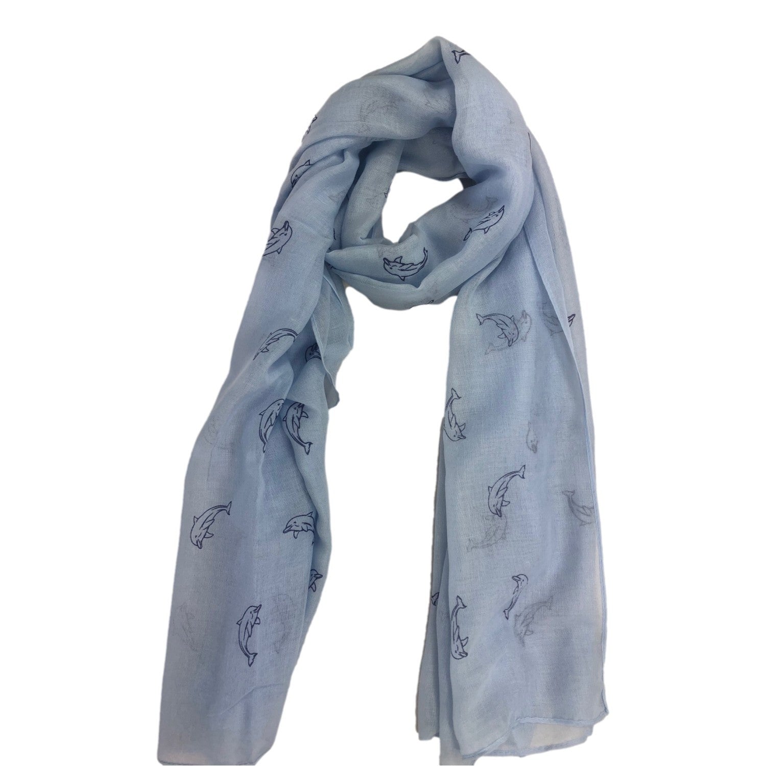 Echarpe Dauphins – Boutique Augustin (vue 3)