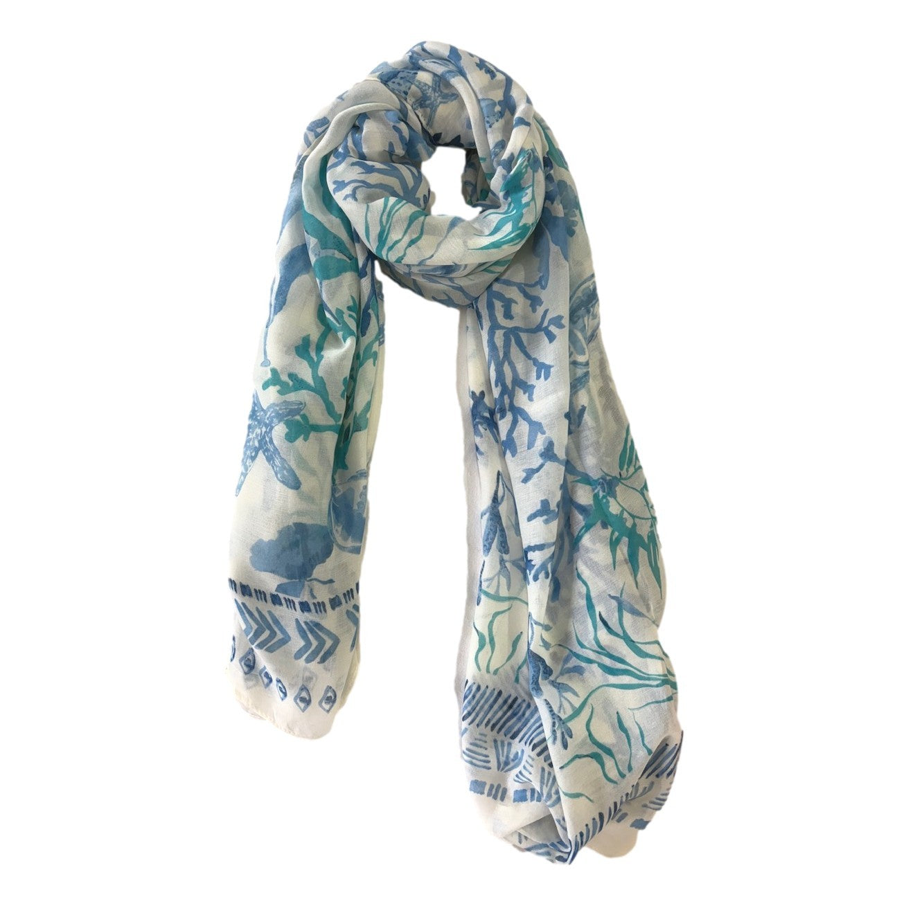 Echarpe motif corail – Boutique Augustin