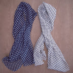 Echarpe Pois en mousseline – Boutique Augustin