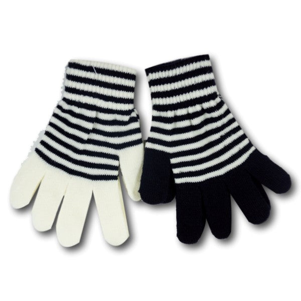 Gants rayés adulte – Boutique Augustin (vue 2)